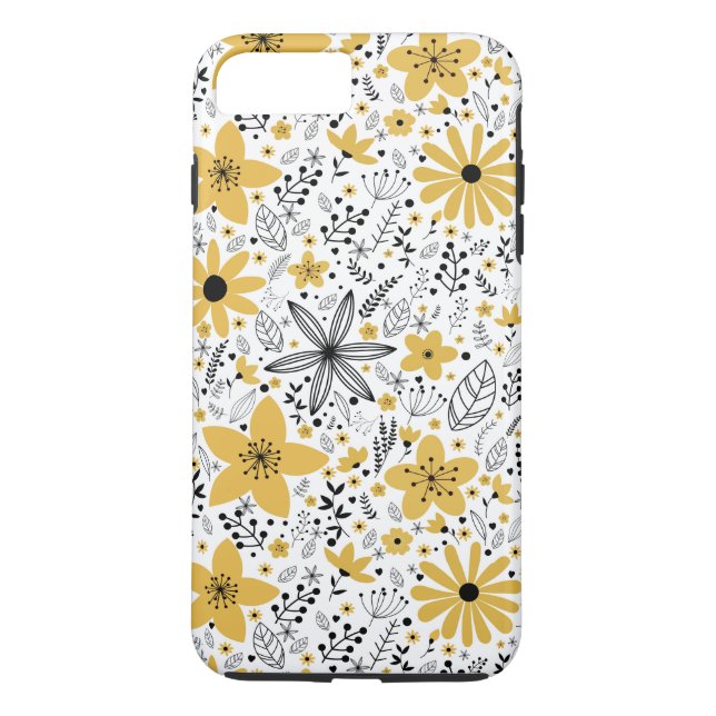 Vintage Floral Pattern Case-Mate iPhone Case (Back)