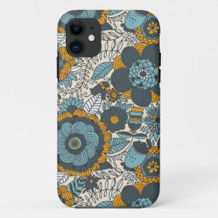 Vintage floral pattern iPhone 11 case