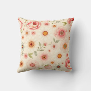 Vintage Floral Pattern Cushion