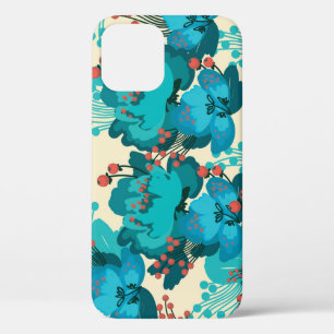 Vintage floral pattern, delicate flowers. iPhone 12 case