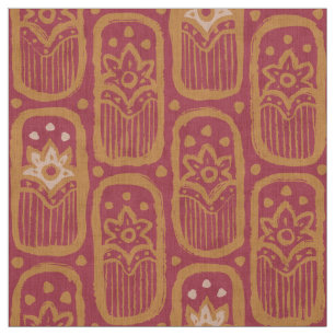 Vintage floral pattern in Indian style. Fabric