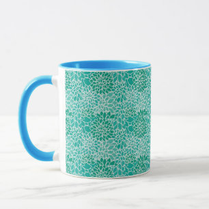 vintage floral pattern mug