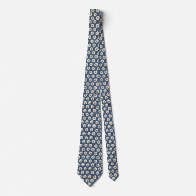 Vintage Floral Pattern Tie (Front)