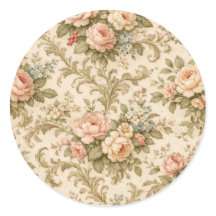 Vintage Floral Pattern Wallpaper