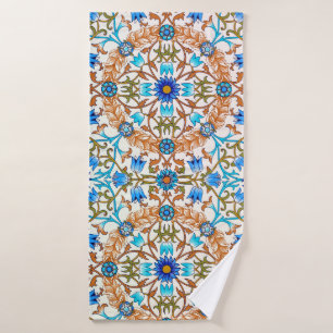 Vintage Floral Pattern, William Morris Bath Towel