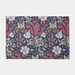 Vintage Floral Pattern, William Morris Doormat