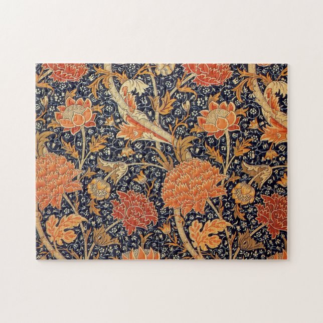 Vintage Floral Pattern, William Morris Jigsaw Puzzle (Horizontal)