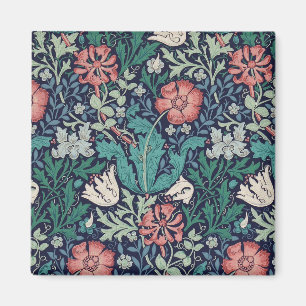 Vintage Floral Pattern, William Morris Magnet