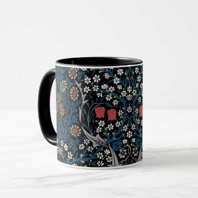 Vintage Floral Pattern, William Morris Mug (Front Left)