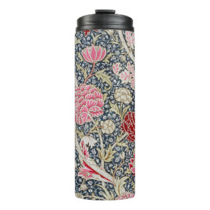 Vintage Floral Pattern, William Morris Thermal Tumbler