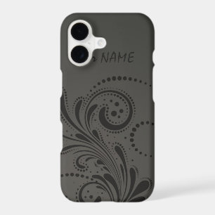 Vintage Floral Pattern with Name