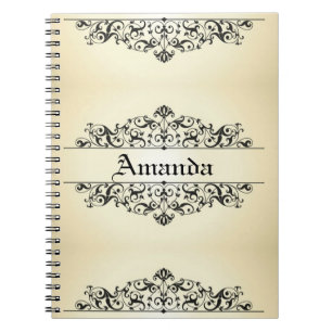 Vintage Floral Personalised Notebook