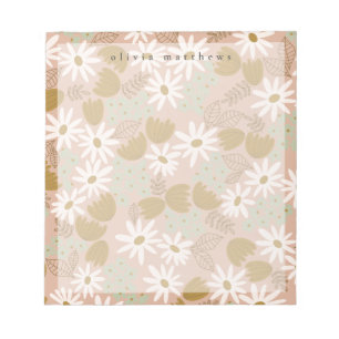 Vintage Floral Personalised Notepad