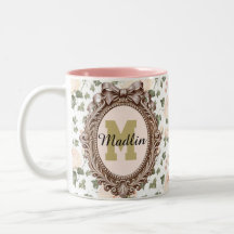 vintage floral personalised