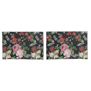 Vintage Floral Pillowcase