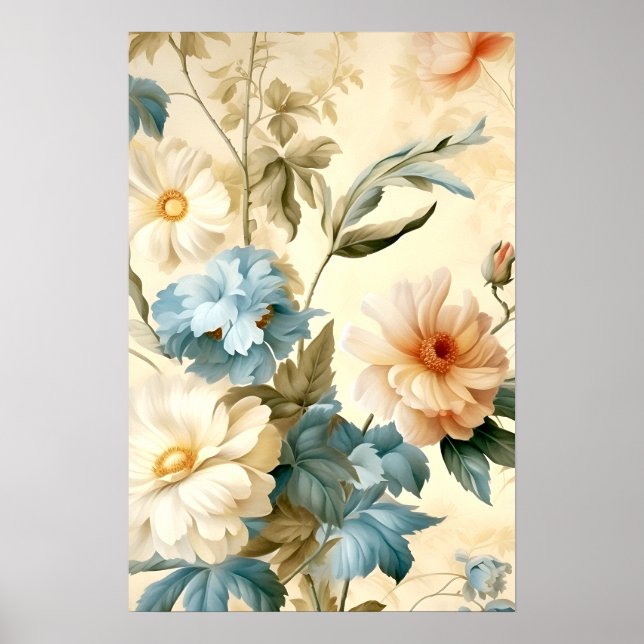 Vintage Floral Poster (Front)