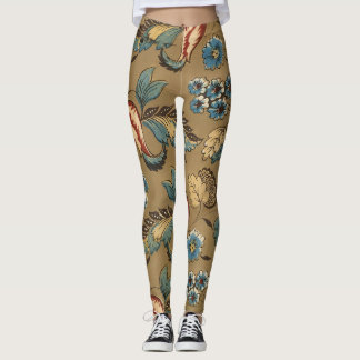 Vintage Floral Print Leggings