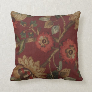 Vintage Floral Print MoJo Pillow