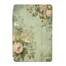 Vintage Floral Rose Greenery Decoupage