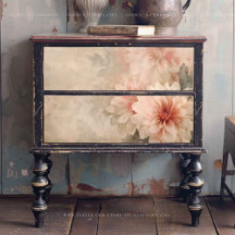 Vintage Floral Rustic Ephemeral Decoupage