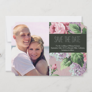 Vintage Floral | Save the Date Card