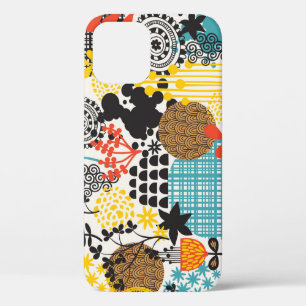 Vintage Floral: Seamless Grass Background iPhone 12 Case