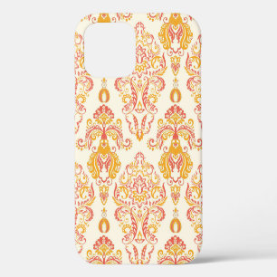 Vintage floral seamless patten. Classic Baroque wa iPhone 12 Case