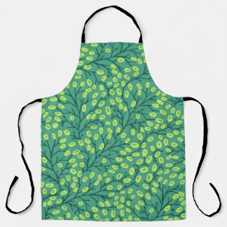 Vintage Floral Seamless Pattern Apron