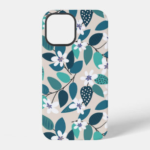Vintage floral seamless pattern. Beautiful white f iPhone 12 Case