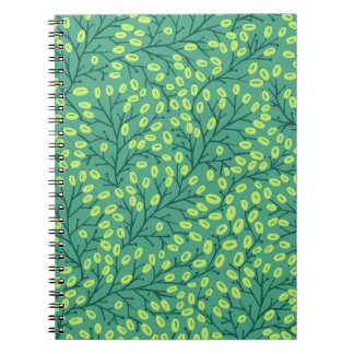 Vintage Floral Seamless Pattern Notebook