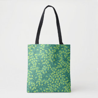 Vintage Floral Seamless Pattern Tote Bag
