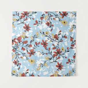 Vintage Floral: Simple Fabric Background. Tapestry