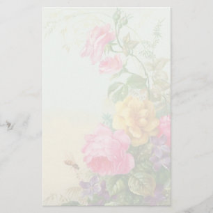 Vintage Floral Stationery