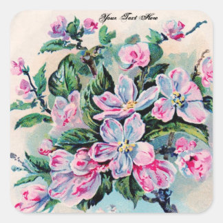 Vintage Floral Sticker