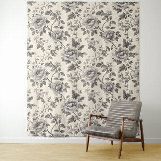 Vintage Floral Tapestry