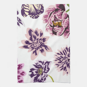 Vintage Floral Tea Towel