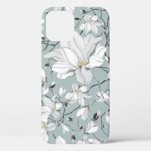 Vintage floral texture pattern. Seamless pattern iPhone 12 Case