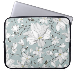 Vintage Floral Texture Seamless Pattern Laptop Sleeve