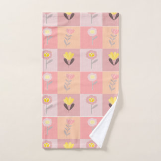 Vintage floral towel
