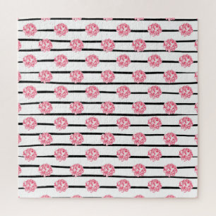 Vintage Floral Towels Jigsaw Puzzle