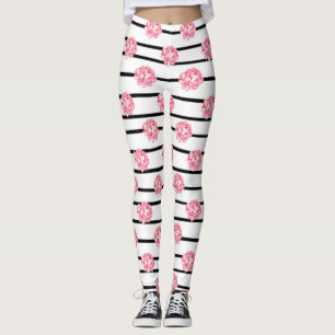 Vintage Floral Towels Leggings