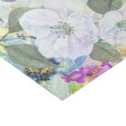 Vintage floral watercolor script on seafoam & gold