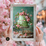 Vintage Floral Wedding Cake Food Bakery Decoupage Tissue Paper<br><div class="desc">Creative & Unique Decoupage Tissue Paper using an array of textures,  patterns,  and vintage illustrations in vibrant,  muted,  colour palettes. Perfect for decoupage,  scrap booking,  and other paper craft.</div>