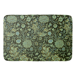 Vintage Floral William Morris Cherwell Bath Mat