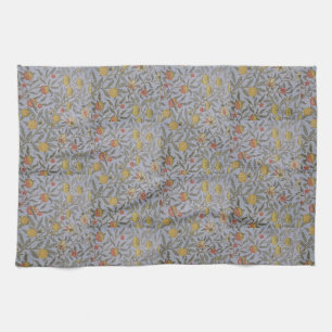 Vintage Floral William Morris Fruit Tea Towel