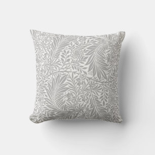 Vintage Floral William Morris Willow Bough Grey Cushion