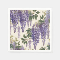 Vintage Floral Wisteria
