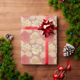 Vintage Floral  Wrapping Paper
