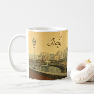 Vintage Florence Italy Coffee Mug Ponte Vecchio