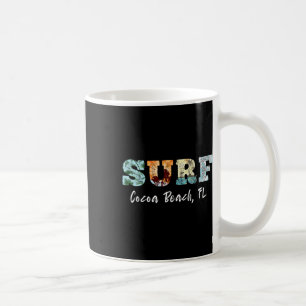 Vintage Florida Beach Surfer Retro Surfing Wave Ri Coffee Mug